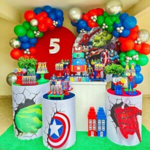 Festa Temática Infantil Vingadores Liga da Justiça